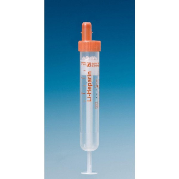 Monovetten 7,5ml orange Lithium-Heparin