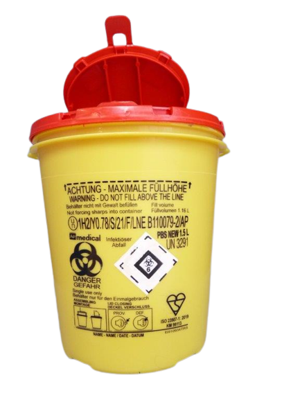 Medi-Müll Kanülensammler 1,5 Liter