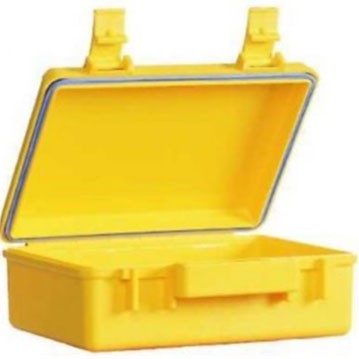 DryBox 309 gelb leer mit Würfelschaum