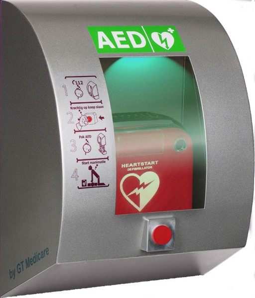 AED 3 Wandschrank mit Lüftung, Heizung, Licht und 