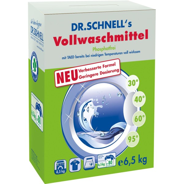 Dr. Schnell Vollwaschmittel 6,4 Kg phosphatfrei