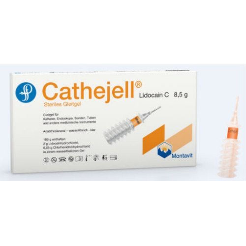 CATHEJELL Lidocain C steriles Gleitgel ZHS 8,5g