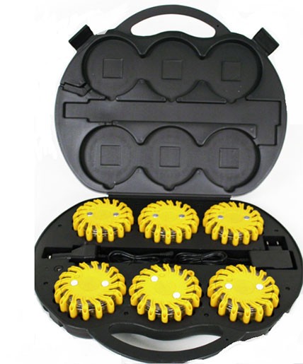 Powerflare Koffer mit 6 LEDs 12V/220V gelb inkl. Ladekabel, Diverses, Ausrüstung, Unsere Produkte
