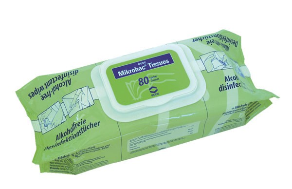 Mikrobac Tissues Flow-Pack (80 Tücher)