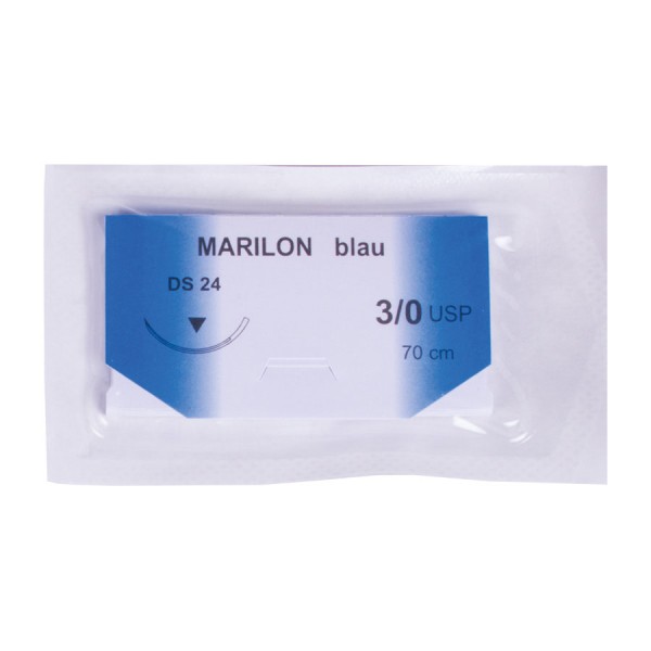 Marilon USP 3/0  70 cm mit Nadel DS 24
