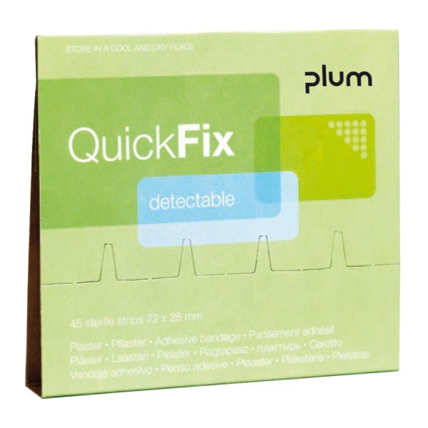 QuickFix Nachfüllpackung Pflasterstrips detectable