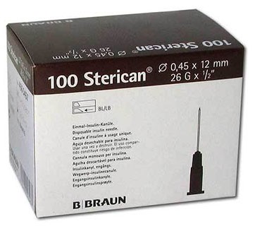 Einmal-Kanülen Sterican 26 G  0,45 x 12mm