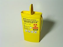 Sharpsafe Kanülensammelbehälter 0,45l gelb
