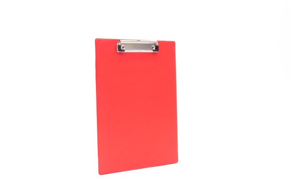 Schreibplatte Clip - Board  rot
