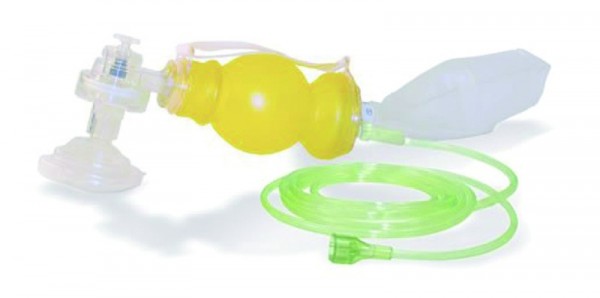 Einmal - Beatmungsmaske Gr. 2 für Kinder - Beatmungsbeutel