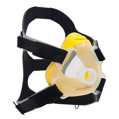 40er-Set Premium CPAP-/NIV-Einwegmaske Gr. S gelb