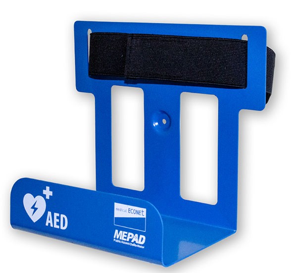 AED ME PAD Wandhalterung, blau