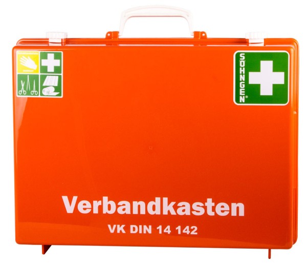 Krankenkraftwagen Verbandkasten MT-CD leer 40x30x15cm Kunststoff, orange  für Füllung 14142, Koffer, Notfallkoffer, Unsere Produkte